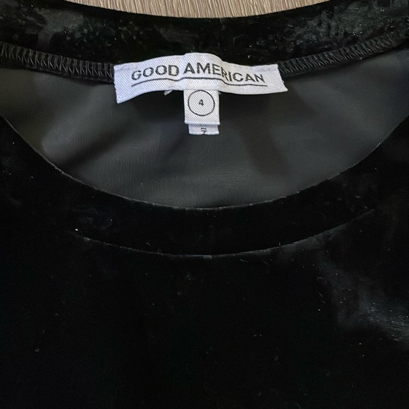 NWT Good American Snake Burnout Velvet Bodysuit size - 4 equivalent to XL - Picture 3 of 8